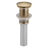 Brizo® RP72413GL Pushbutton Activated Pop-Up Drain Assembly, Luxe Gold, Brass Drain