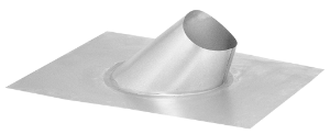 METAL-FAB® Corr/Guard® 4CGSWF-12 CGSWF-12 Roof Flashing, Stainless Steel, 4 in Pipe