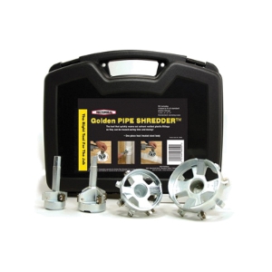 RectorSeal® Golden Pipe Shredder™ 98050 Pipe Shredder Kit, Steel