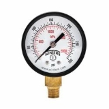 WINTERS PEM221 Economy Pressure Gauge, 0 to 30 psi, 1/4 in NPT Connection, 4 in Dial, +/- 3-2-3 %