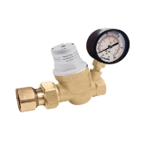 Caleffi PresCal™ 533351HA 3/4" FNPT Union Compact Pressure Reducing Valve w/ Gauge