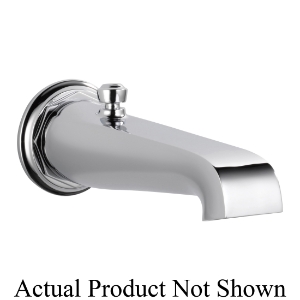Brizo® RP78581PC Rook® Pull-up Diverter Tub Spout, Brass, Polished Chrome