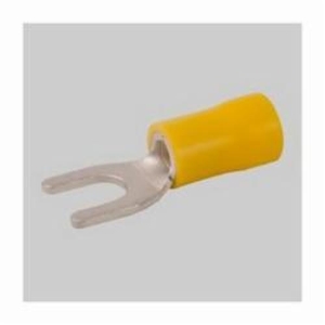 Diversitech Devco® 6255LX Insulated Solderless Spade Terminal, 12 to 10 AWG Conductor, Copper Alloy