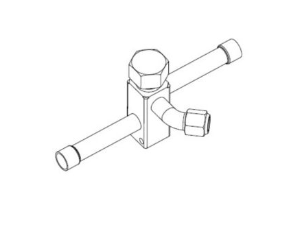 ALLIED™ 17W38 100432-11 Service Valve, 3/8 in Nominal