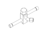 ALLIED™ 17W38 100432-11 Service Valve, 3/8 in Nominal