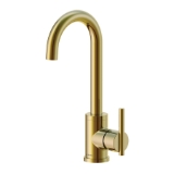 Gerber® D150558BB Bar Faucet with Side Mount Handle, Parma®, Brushed Bronze, 1 Handle, 1.75 gpm