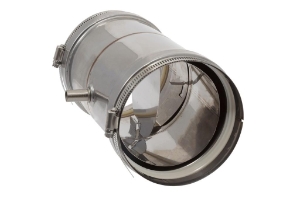 APCOM 100112549 Universal Appliance Adapter, For Use With Model 110/U, 310/U and 510/U 4 in Combustible Sidewall Termination Water Heater, 4 in