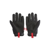 Milwaukee® 48-22-8723 General Purpose Work Gloves, General Purpose, High Dexterity Finger Tip Style, XL, Synthetic Leather, Black/Red, Breathable Lining