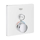 GROHE 29163LS0 Thermostatic Trim, 7.7 gpm Valve, StarLight® Moon White