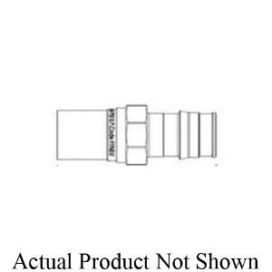 Uponor ProPEX® LFP4501010 Press Fitting Adapter, 1 in, PEX x Copper, 250 psi, Brass