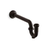 Kohler® 9018-2BZ Adjustable P-Trap with Long Tubing Outlet, 1-1/4 in Nominal, Brass, Slip Joint Connection, Oil-Rubbed Bronze