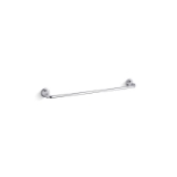 Kohler® 10551-CP Single Towel Bar, Devonshire®, 24 in L Bar, 3-11/16 in OAD x 2-3/8 in OAH, Metal, Polished Chrome