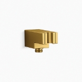 Kohler® 26310-2MB Statement® Square Angle Handshower Holder with Supply Elbow and Integrated Check Valve, Wall Mount, Vibrant® Brushed Moderne Brass