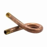 Merit Brass A2904-1075 90 deg Straight Pipe Syphon, Brass, 10-3/4 in NPT Thread