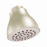 Moen® 6300EPBN Easy Clean® XL Eco-Performance Shower Head, 1.75 gpm Minimum, 1 Spray, Wall Mount, 2-1/2 in Head, Brushed Nickel