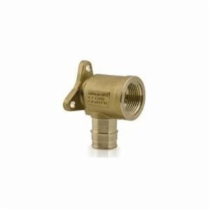 Uponor LF4231010 90 deg Drop-Ear Elbow, 1 in Nominal, ProPEX® x FNPT End Style, Brass