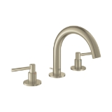 GROHE 20072EN3 20072_3 Atrio® S-Size Widespread Bathroom Faucet, Residential, 1.2 gpm Flow Rate, 3-1/16 in H Spout, 5-1/2 to 13-3/8 in Center, StarLight® Brushed Nickel, 2 Handles