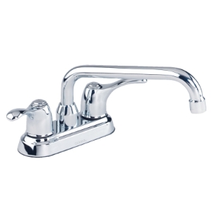 Gerber® G0049274 Allerton™ Laundry Faucet With Integrated Deck Plate, 2.2 gpm Flow Rate, 4 in Center, Polished Chrome