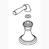 Kohler® 1015467-BRZ Handle Assembly, Oil Rubbed Bronze