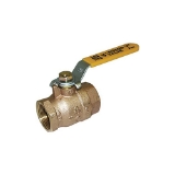 LEGEND 101-066NL T-1002NL Ball Valve With Handle, 1-1/4 in Nominal, FNPT End Style, Forged Brass Body, Full Port