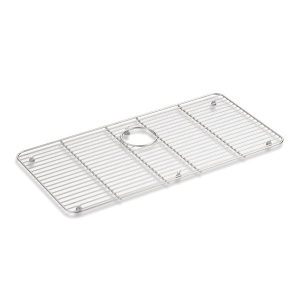 Kohler® 8342-ST Iron/Tones® Stainless Steel Sink Rack, 28-7/16 in x 14-3/16 in For Iron/Tones® Kitchen Sink, Stainless Steel
