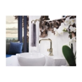 Brizo® 65035LF-PN Lavatory Faucet, Litze®, 1.5 gpm, 5-9/16 in H Spout, 1 Handle, 1 Faucet Hole, Polished Nickel, Traditional, Commercial