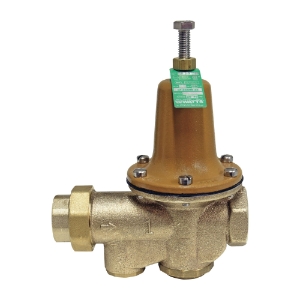 WATTS® 0009309 LF25AUB-Z3 Pressure Reducing Valve, 1 in Nominal, FNPT Union x FNPT End Style, 25 to 75 psi Pressure, Cast Copper Silicon Alloy Body