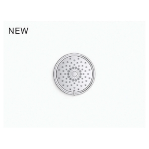 Kohler® 22170-BN Purist® Multi-Function Showerhead with Katalyst® Air-Induction Technology, 2.5 gpm Max Flow, 3 Sprays, Wall Mount, 5-1/2 in Dia x 4-5/16 in H Head, Vibrant® Brushed Nickel