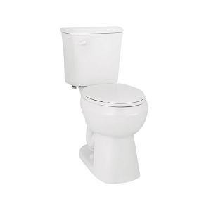 NIAGARA SHADOW™ C33.300.01 ADA Height Single-Flush 2-Piece Toilet, Elongated Bowl, 17-1/4 in H Rim, 12 in Rough-In, 0.8 gpf, White, Left Hand Trip Lever