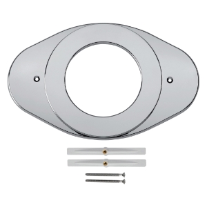DELTA® RP29827 Replacement Shower Renovation Cover Plate, 5-1/8 in, 13 in L x 8-1/8 in H, Brass, Chrome, Residential
