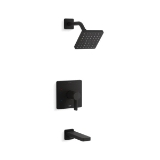 Kohler TS23502-4-BL Pressure Balanced Bath and Shower Trim, 2.5 gpm Shower, Matte Black