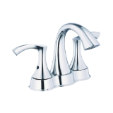 Gerber® D301122 Antioch® Centerset Lavatory Faucet, Polished Chrome, 2 Handles, 50/50 Touch-Down Pop-Up Drain