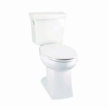 Gerber® G0020023 2-Piece Toilet, Blaze™ ErgoHeight™, Elongated Bowl, 16-7/8 in H Rim, 12 in Rough-In, 1.28 gpf, White