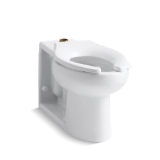 Kohler® 4386-0 Anglesey® Toilet Bowl, White, Elongated Shape, 4-1/2 in Rough-In, 15 in H Rim, 2-3/8 in Trapway