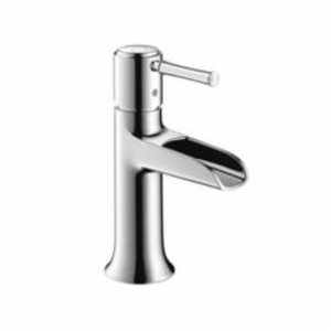 Hansgrohe 14127001 Talis C Bathroom Faucet, Commercial, 1.2 gpm Flow Rate, 3-3/8 in H Spout, 1 Handle, Pop-Up Drain, 1 Faucet Hole, Polished Chrome, Function: Traditional