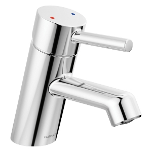 Peerless® P1547LF Precept™ Bathroom Faucet, Commercial/Residential, 1 gpm Flow Rate, 2-1/8 in H Spout, 1 Handle, 50/50 Push Pop-Up Drain, 1 Faucet Hole, Polished Chrome