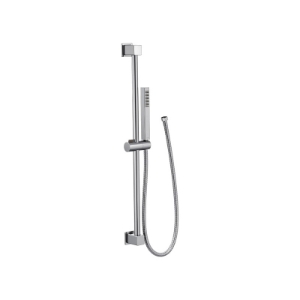 Moen® S3880EP Square Handheld Shower, 1 in Dia One Function Shower Head, 1.75 gpm, 69 in L Hose, Chrome