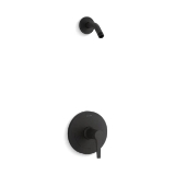 Kohler® TLS97077-4-BL K-TLS97077-4 Shower Trim Set, Matte Black