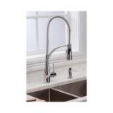 Elkay® LKAV4061CR Kitchen Faucet, Avado™, 1.5 gpm Flow Rate, Semi-Professional Spout, Polished Chrome, 1 Handle