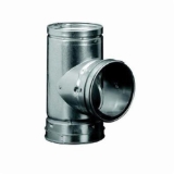 Hart & Cooley® by Duravent 016212 Duct Tee, Steel, 8-1/4 in L, Galvanized