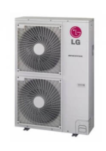 LG LUU360HV 3T 19S Ductless Single Zone Air Conditioner/Inverter Ceiling Cassette Heat Pump, Outdoor Unit, 5/7 W