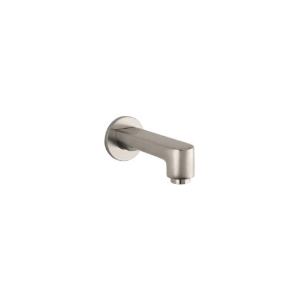 Hansgrohe 14413821 S Tub Spout, 5-7/8 in L x 1-3/8 in H, Solid Brass, Brushed Nickel