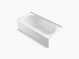 Sterling® 71341120-0 Performa™ 2 Vikrell Bathtub, Oval Shape, 60 in L x 29 in W, Right Drain