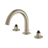 GROHE 20072EN3 20072_3 Atrio® S-Size Widespread Bathroom Faucet, Residential, 1.2 gpm Flow Rate, 3-1/16 in H Spout, 5-1/2 to 13-3/8 in Center, StarLight® Brushed Nickel, 2 Handles