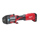 Milwaukee® 2922-22M M18™ Lithium-Ion FORCE LOGIC™ Cordless Press Tool Kit, 1/4 to 7/8 in OD Capacity, 7200 lb, 4 s Crimp, 18 V, M18™ Lithium-Ion Battery