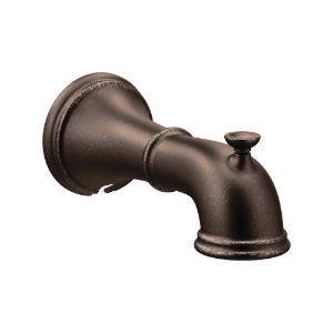 Moen® 185820ORB Diverter Tub Spout, 7-3/4 in L, Oil Rubbed Bronze