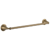 DELTA® 79418-CZ Linden® Towel Bar, 18 in L Bar, 3-1/2 in OAD x 2-1/2 in OAH, Brass, Champagne Bronze