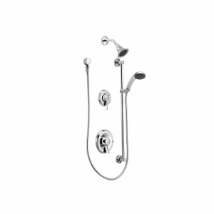 Moen® T8342EP15 Posi-Temp® Trim Kit, 3-5/16 in Dia Shower Head, 1.5 gpm Flow Rate, Polished Chrome