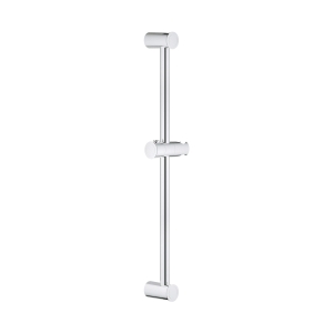 GROHE 27519000 Tempesta® Rustic Shower Bar, 24 in L Bar, 3 in OAD, Brass, Polished Chrome