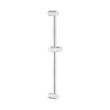 GROHE 27519000 Tempesta® Rustic Shower Bar, 24 in L Bar, 3 in OAD, Brass, Polished Chrome